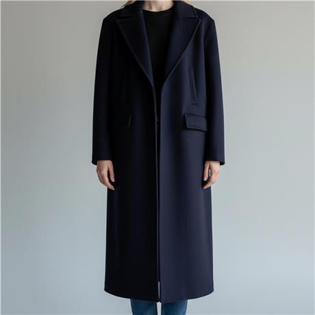 Cappotto con bottone a scomparsa HIDDEN